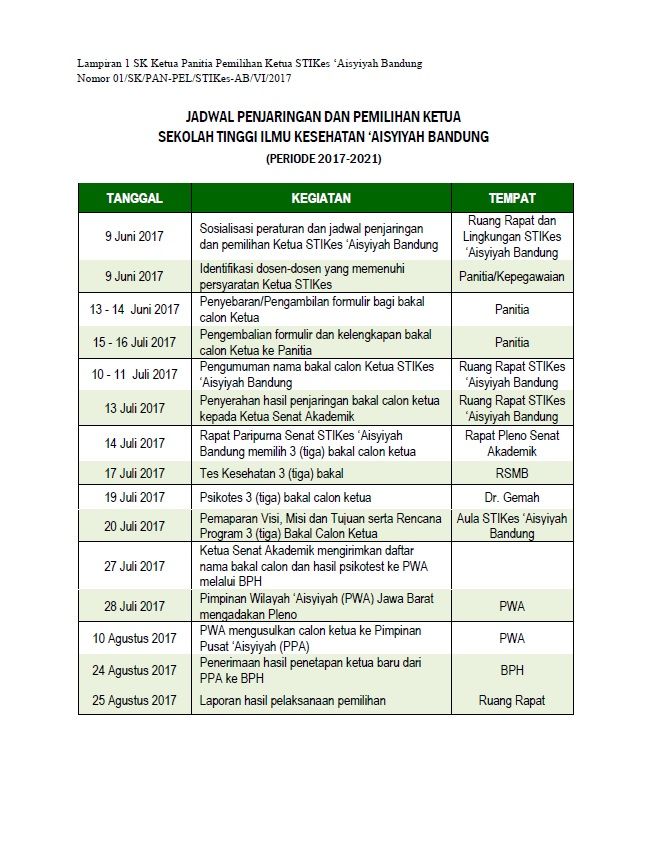 jadwal pemilu jadwal