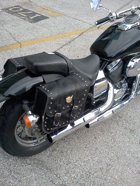 Attach saddlebags honda shadow #7