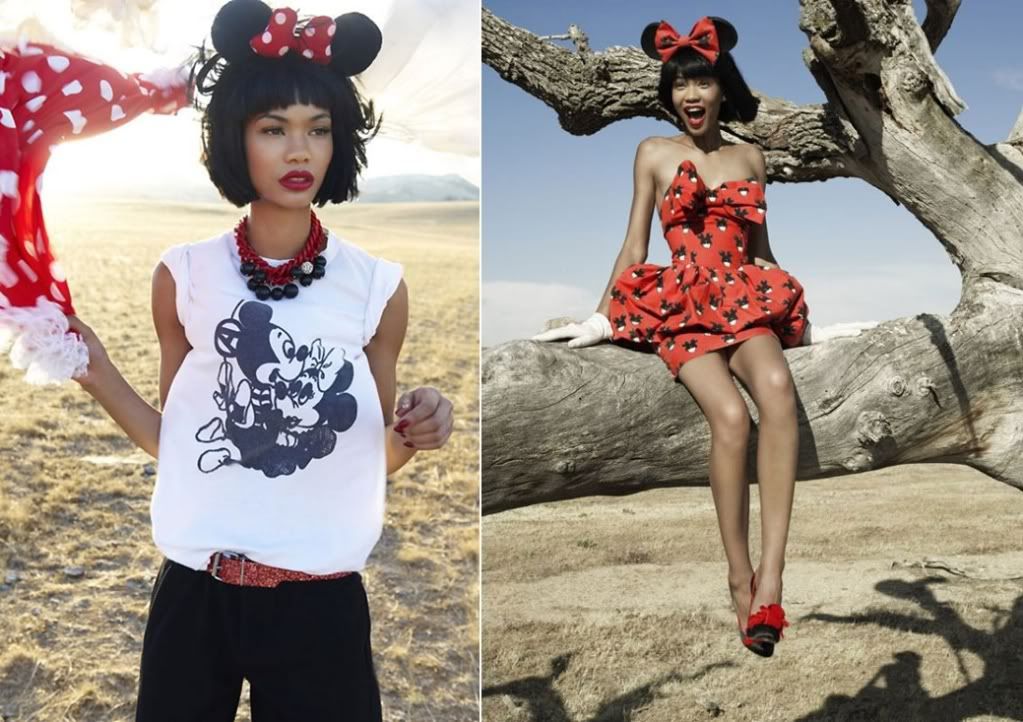 Minnie mouse,Chanel Iman,Vogue Germany