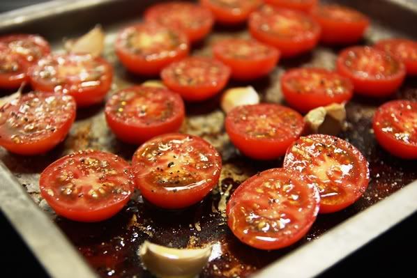 campari roasted tomatoes with garlic