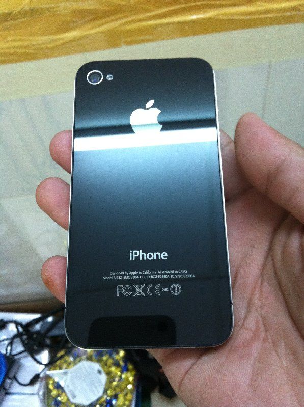 Iphone 4 - 8G/ Black đẹp leng keng giá rẻ ( hình thật) - 1