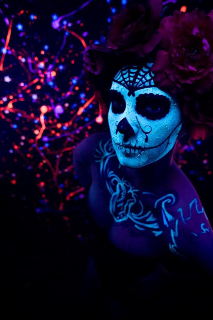 Black Light Makeup