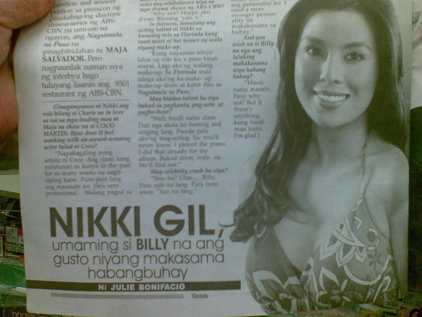 Communication on this topic: Nikki Gil (b. 1987), nikki-gil-b-1987/ Discussion on this topic: Michael Crawford (born 1942), nikki-gil-b-1987/
