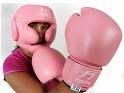 female boxer in pink gloves Pictures, Images and Photos