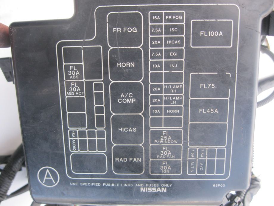 Nissan note fuse layout #7