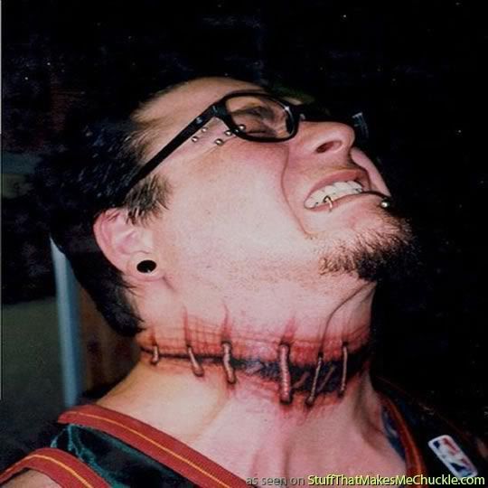 neck tattoos photos