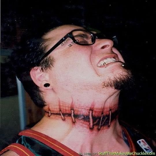 neck tats