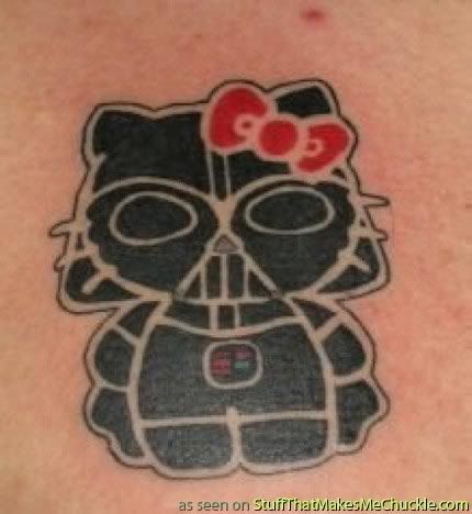 darth vader tattoo. Hello Kitty Darth Vader Tattoo