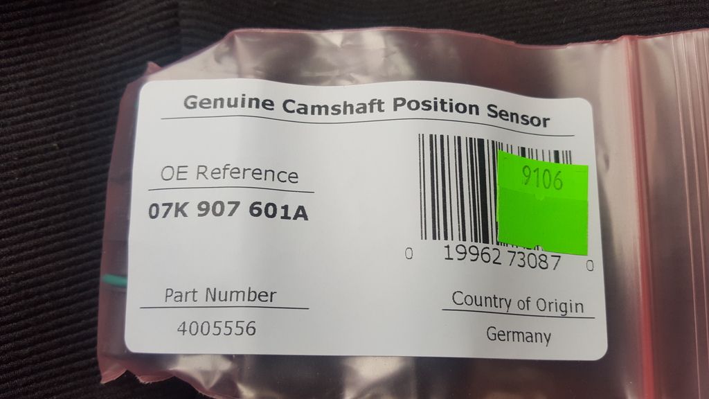 CAMSHAFT POSITION SENSOR!! VW GTI MKVI Forum / VW Golf R Forum / VW