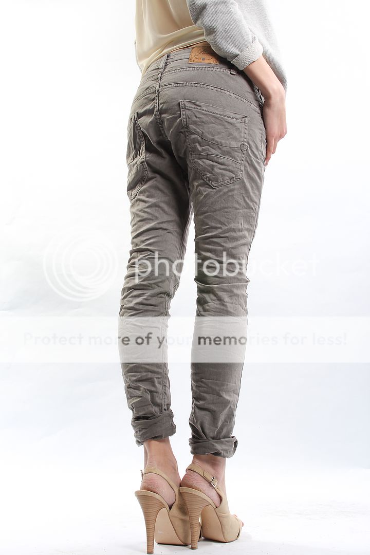 PLEASE jeans boyfriend LOOSE effect 3D P78AAV26F CENERE (GRIGIO GREY