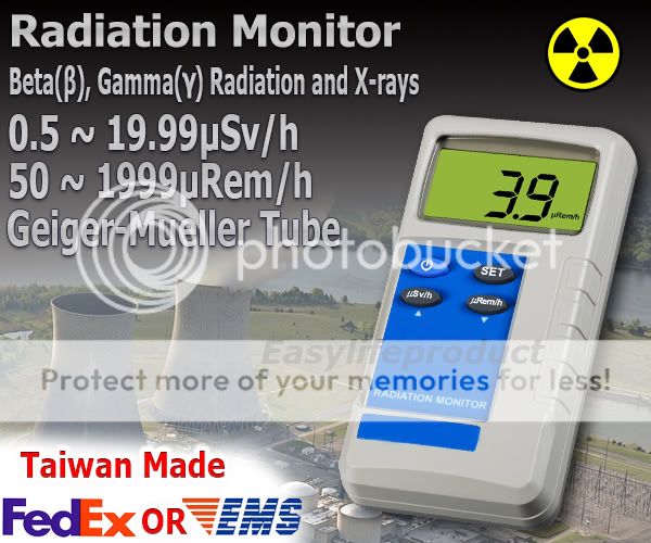 This monitor is widely used for measuring and monitoring radiation